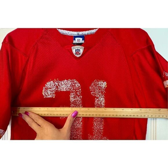 Kansas City Chiefs #31 Holmes Youth Netted Reebok Jersey Size Large - Picture 8 of 9